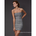 Sheath Column Short Mini Strapless Bandage Dresses